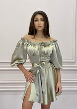 Load image into Gallery viewer, The MUSE Golden Olive Dress