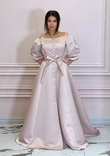 Load image into Gallery viewer, DUCHESS Pearl Beige Long Dress