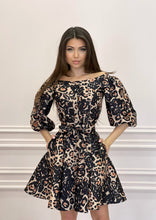 Load image into Gallery viewer, DUCHESS Leopard Print Dress