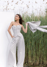 Load image into Gallery viewer, Tailored Jacket, Corset &amp; Trousers Set in Grey
