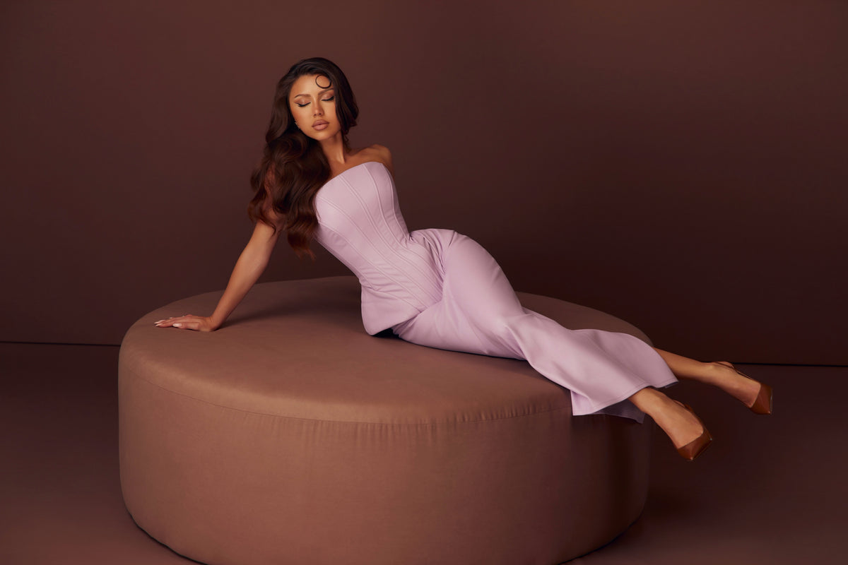 The Hourglass Lilac Corset & Skirt