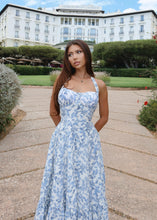 Load image into Gallery viewer, Capri Blue Toile Dress
