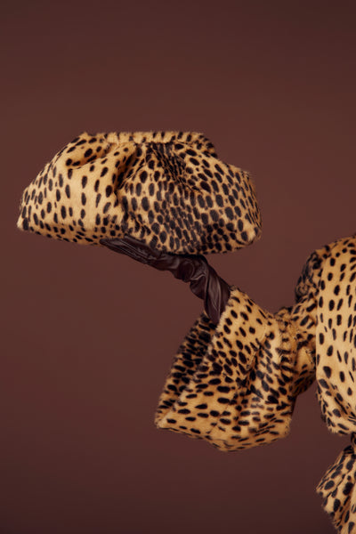 Cheetah Faux Fur Clutch