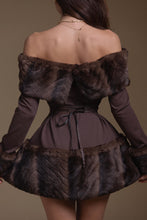 Load image into Gallery viewer, Brown Winter Muse Mini Dress
