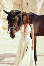 Load image into Gallery viewer, Poeme Ivory Lace Dress
