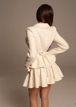 Load image into Gallery viewer, Cream Tweed Grace Blazer &amp; Skirt Set

