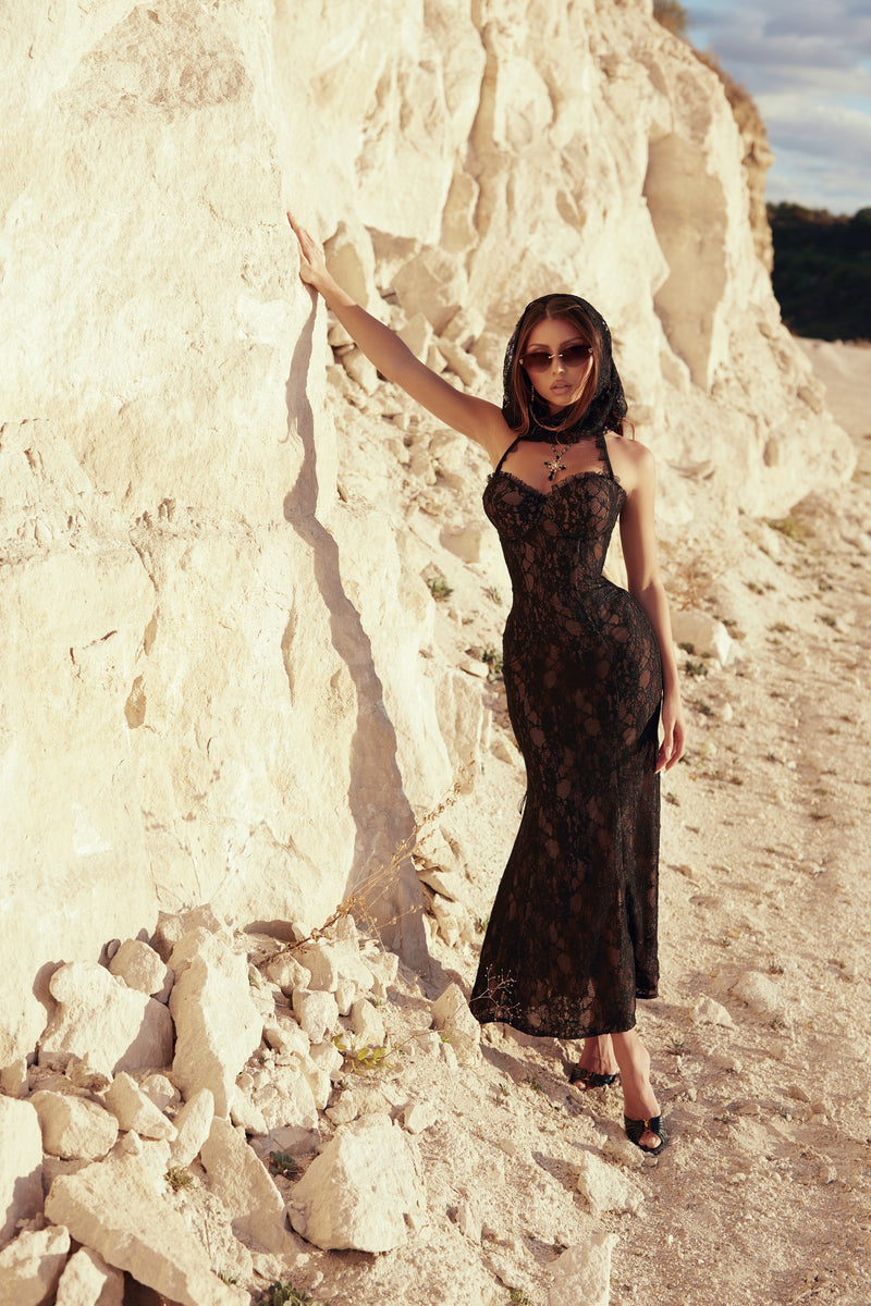 Amara Black Dress