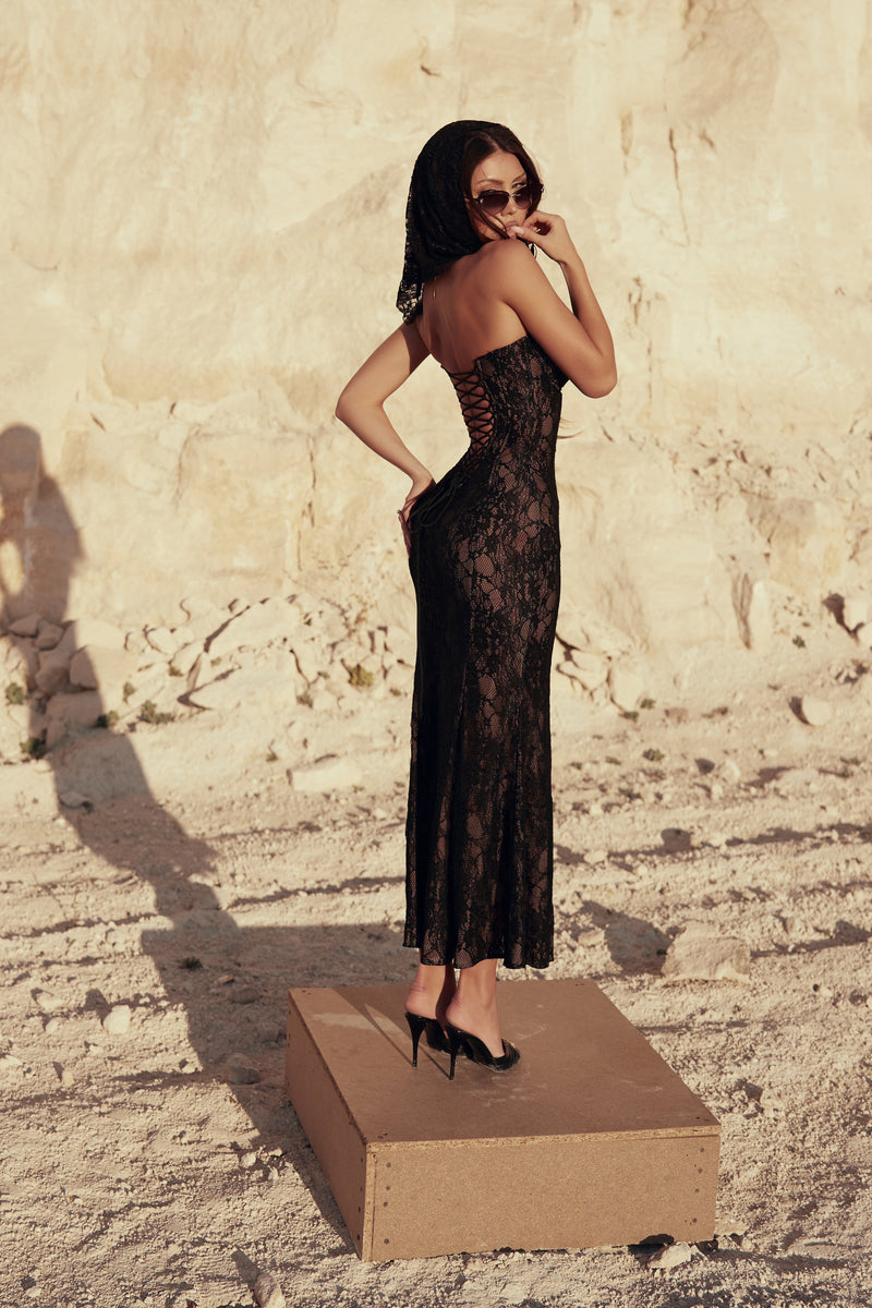 Amara Black Dress