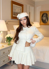 Load image into Gallery viewer, Cream Tweed Grace Blazer &amp; Skirt Set
