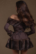 Load image into Gallery viewer, Brown Winter Muse Mini Dress
