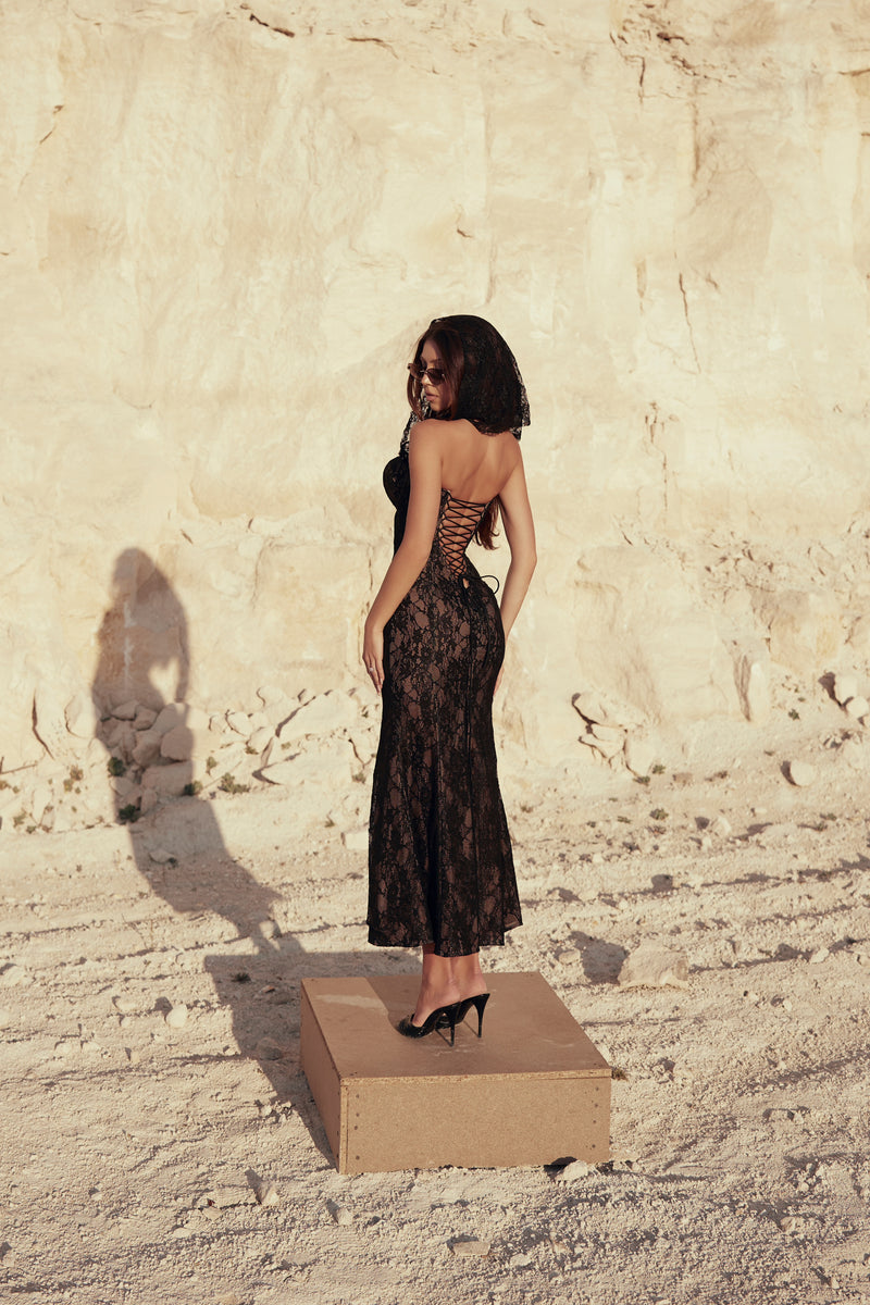 Amara Black Dress