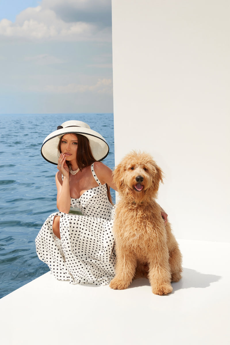 Lady Malliny Polka Dots Dress