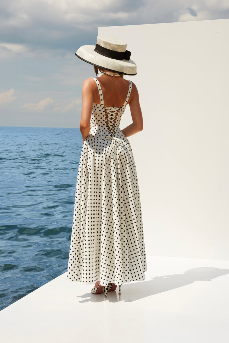 Lady Malliny Polka Dots Dress
