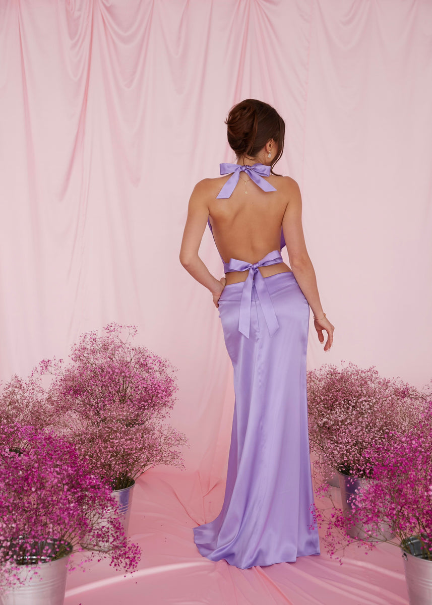 Mirage Lilac Silk Set