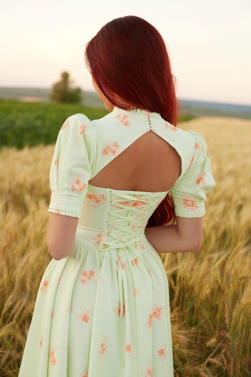 Èloise Floral Green Dress