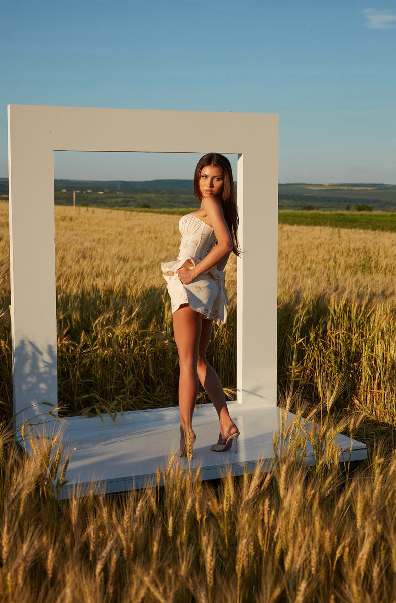 Camille Corset & Shorts Set