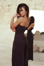 Load image into Gallery viewer, Chocolate Corset &amp; Trousers Set
