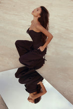 Load image into Gallery viewer, Chocolate Corset &amp; Trousers Set
