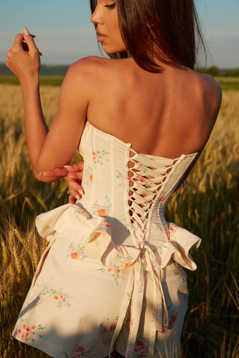 Camille Corset & Shorts Set