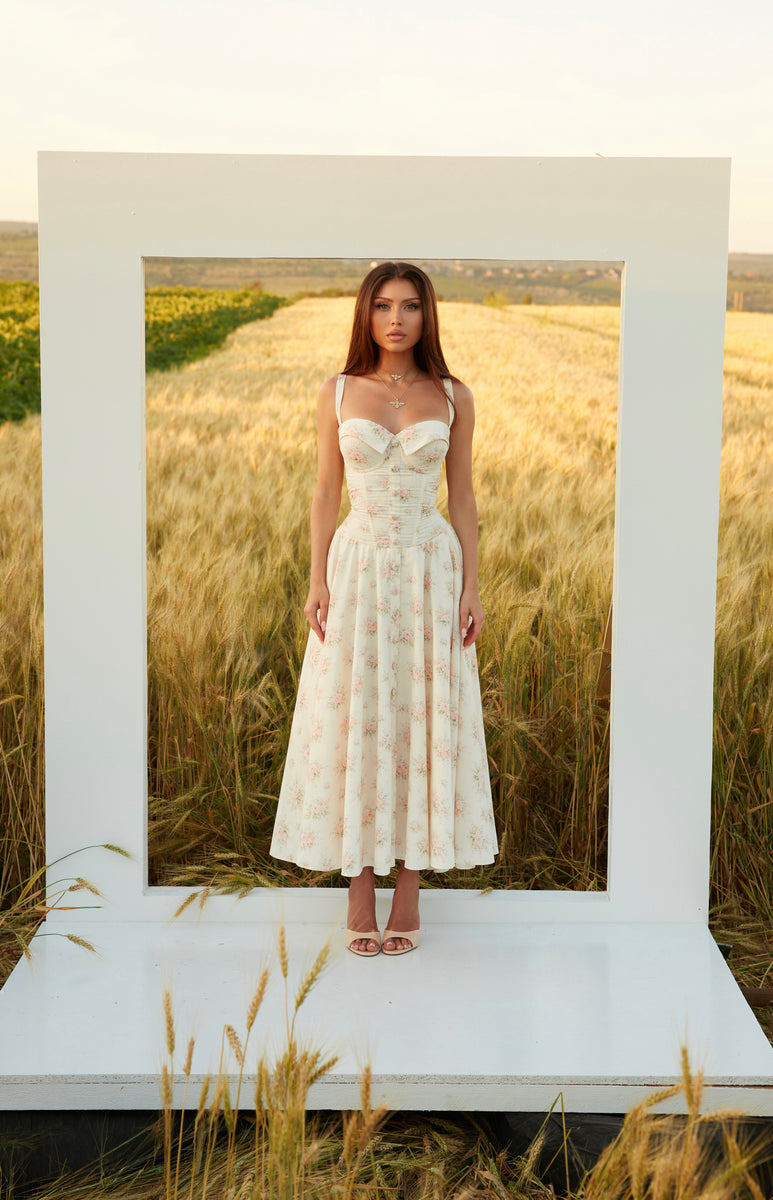 Lady Malliny Floral Dress