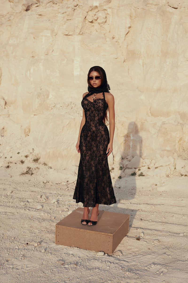 Amara Black Dress