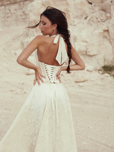 Poeme Ivory Lace Dress