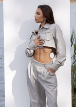 Load image into Gallery viewer, Tailored Jacket, Corset &amp; Trousers Set in Grey
