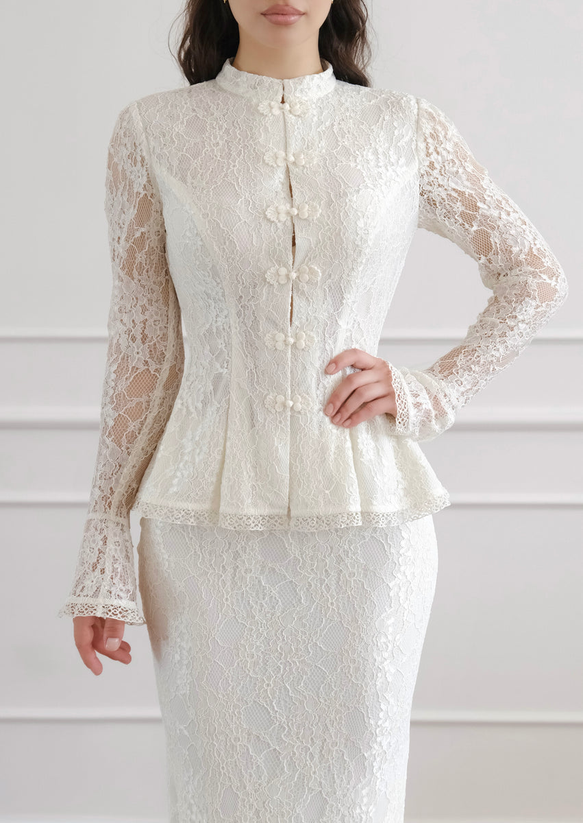 Amaya Ivory Lace Set