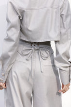 Load image into Gallery viewer, Tailored Jacket, Corset &amp; Trousers Set in Grey
