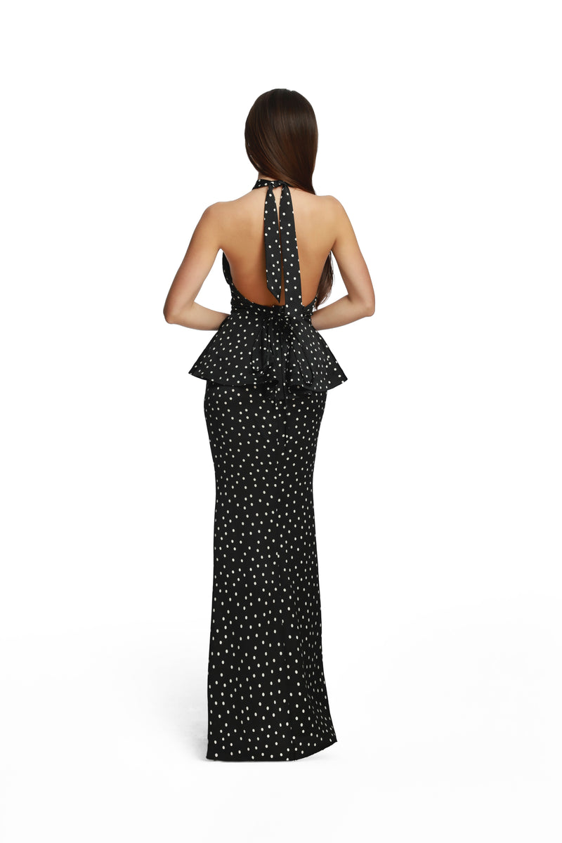 Audrey Black Polka Set