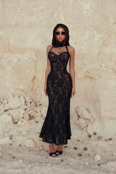 Amara Black Dress