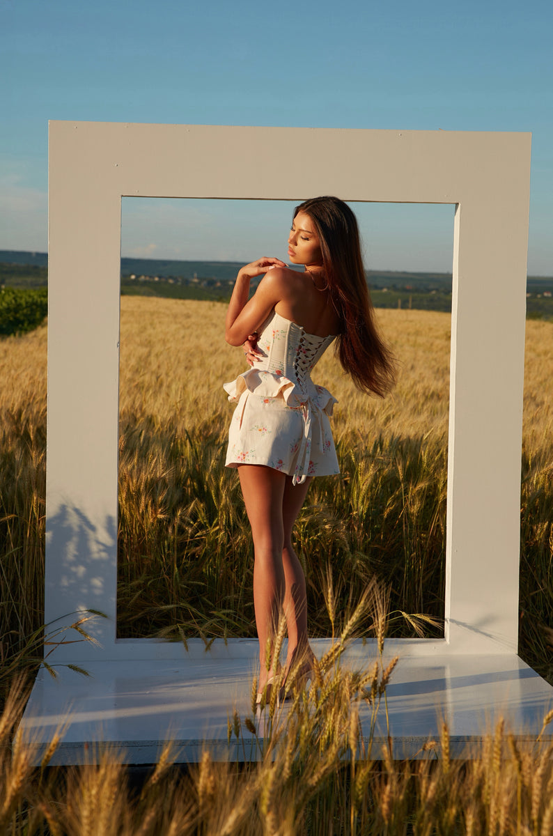 Camille Corset & Shorts Set
