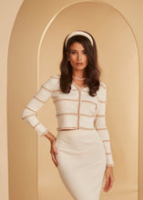 Load image into Gallery viewer, Vanilla Marshmallow Knit Cardigan &amp; Skirt Set
