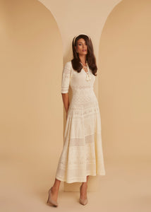 Grace Ivory Knit Dress