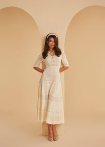 Grace Ivory Knit Dress