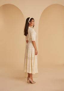 Grace Ivory Knit Dress