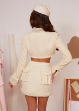 Load image into Gallery viewer, Adoré Cream Tweed Three-Piece Set
