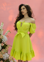 Load image into Gallery viewer, DAYDREAM Lime Dress
