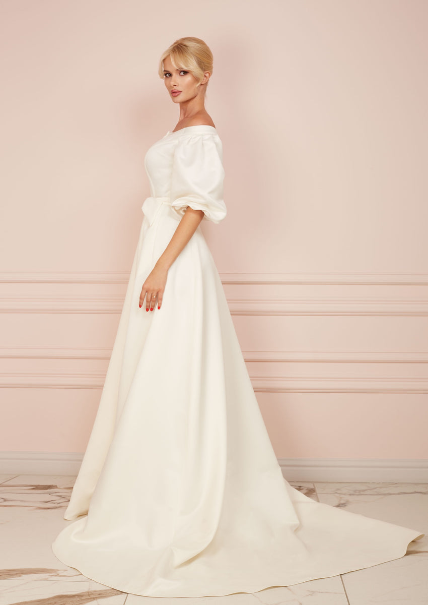 DUCHESS White Long Dress