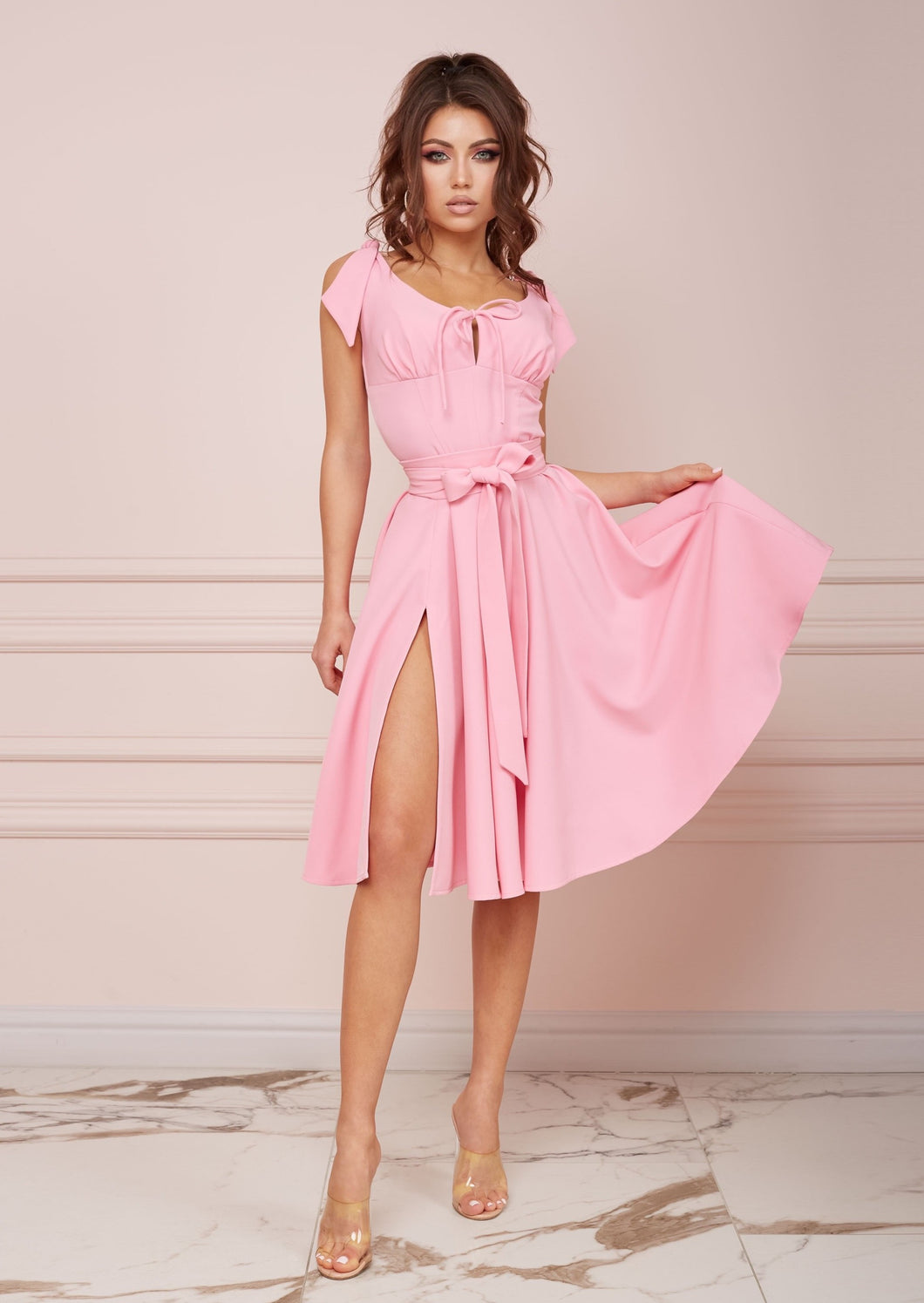 POSITANO Pink Dress