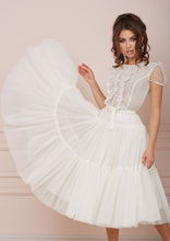 Load image into Gallery viewer, PARIS White Lace &amp; Tulle Dress
