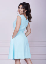 Load image into Gallery viewer, AQUA Blue Midi Dress
