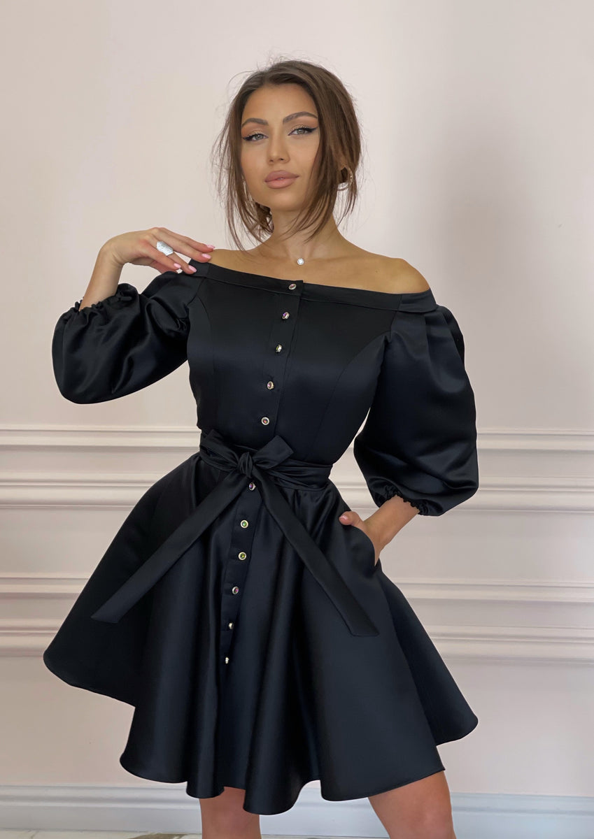DUCHESS Black Dress