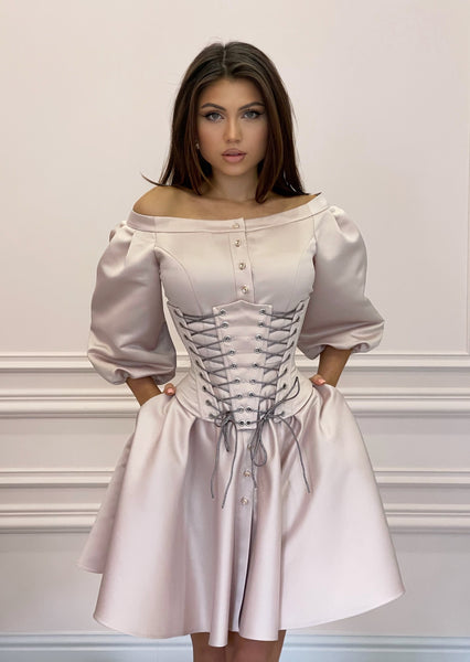 DUCHESS Pearl Beige Dress