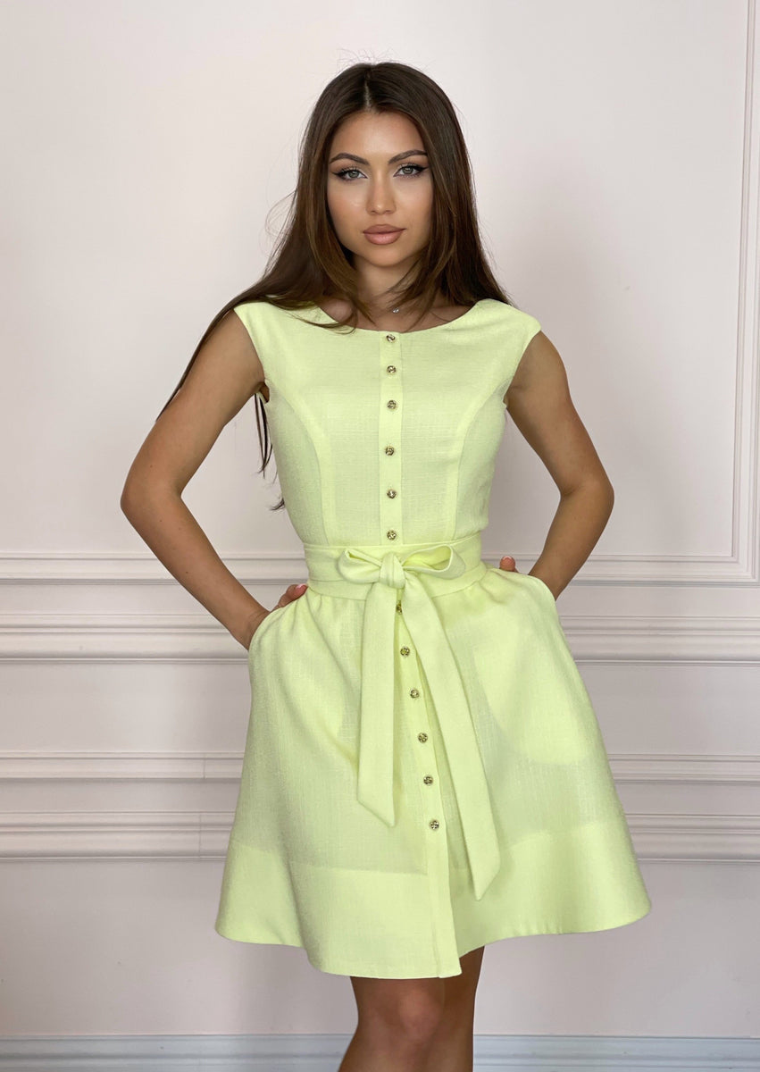 LEMON Midi Dress