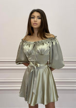 Load image into Gallery viewer, The MUSE Golden Olive Dress
