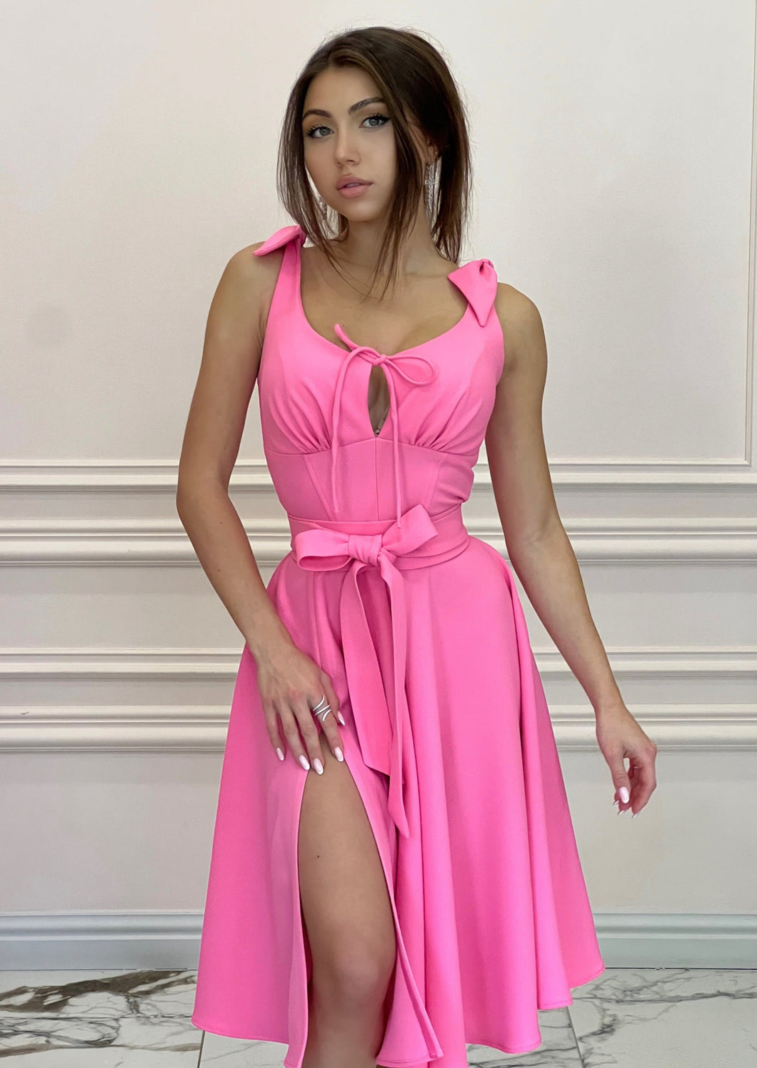 POSITANO Hot Pink dress