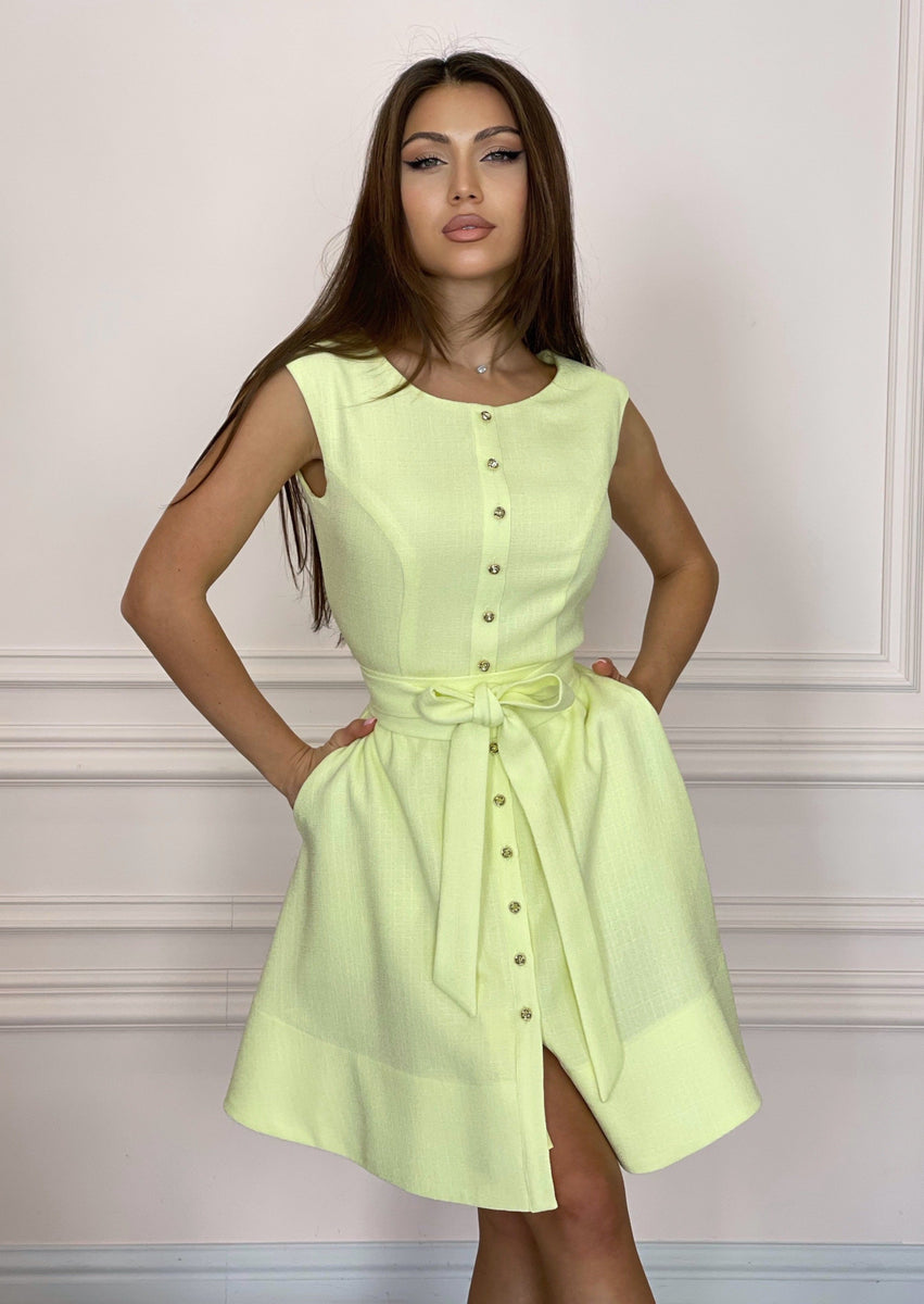 LEMON Midi Dress
