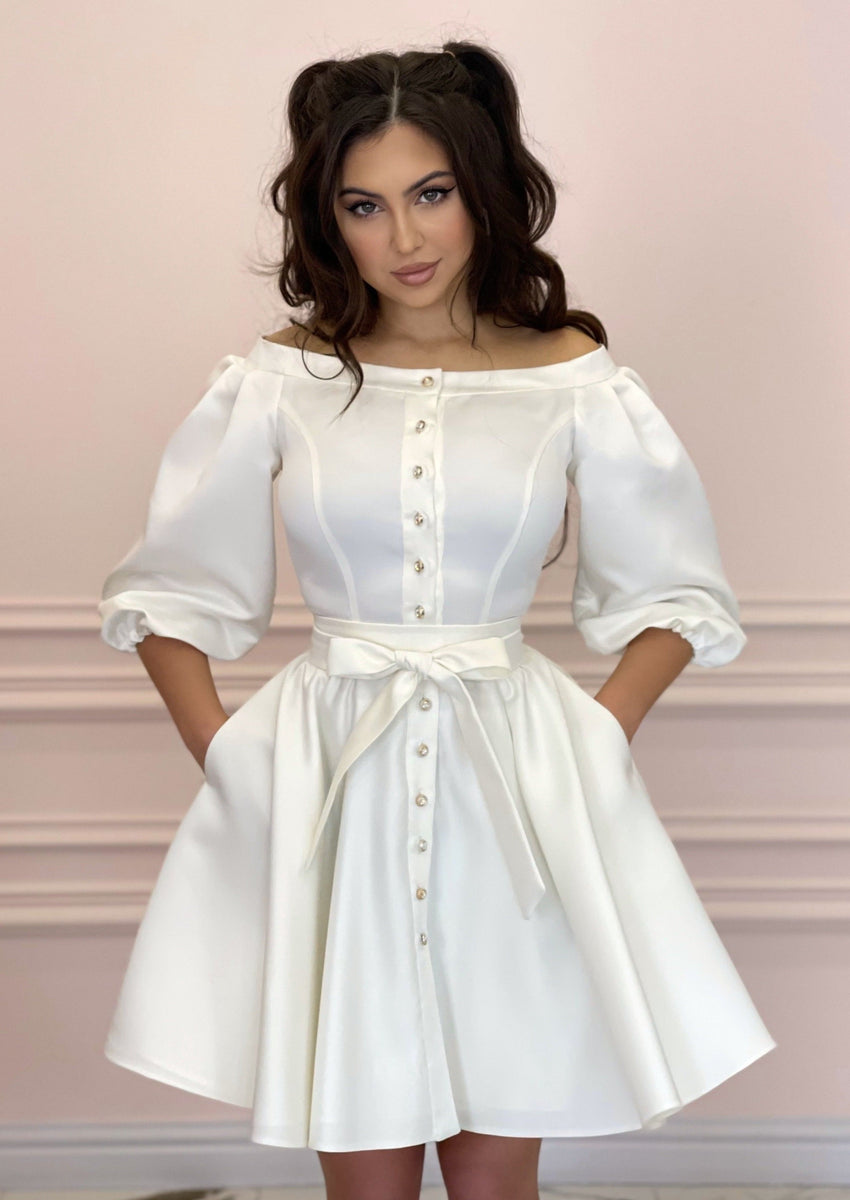 DUCHESS White Dress