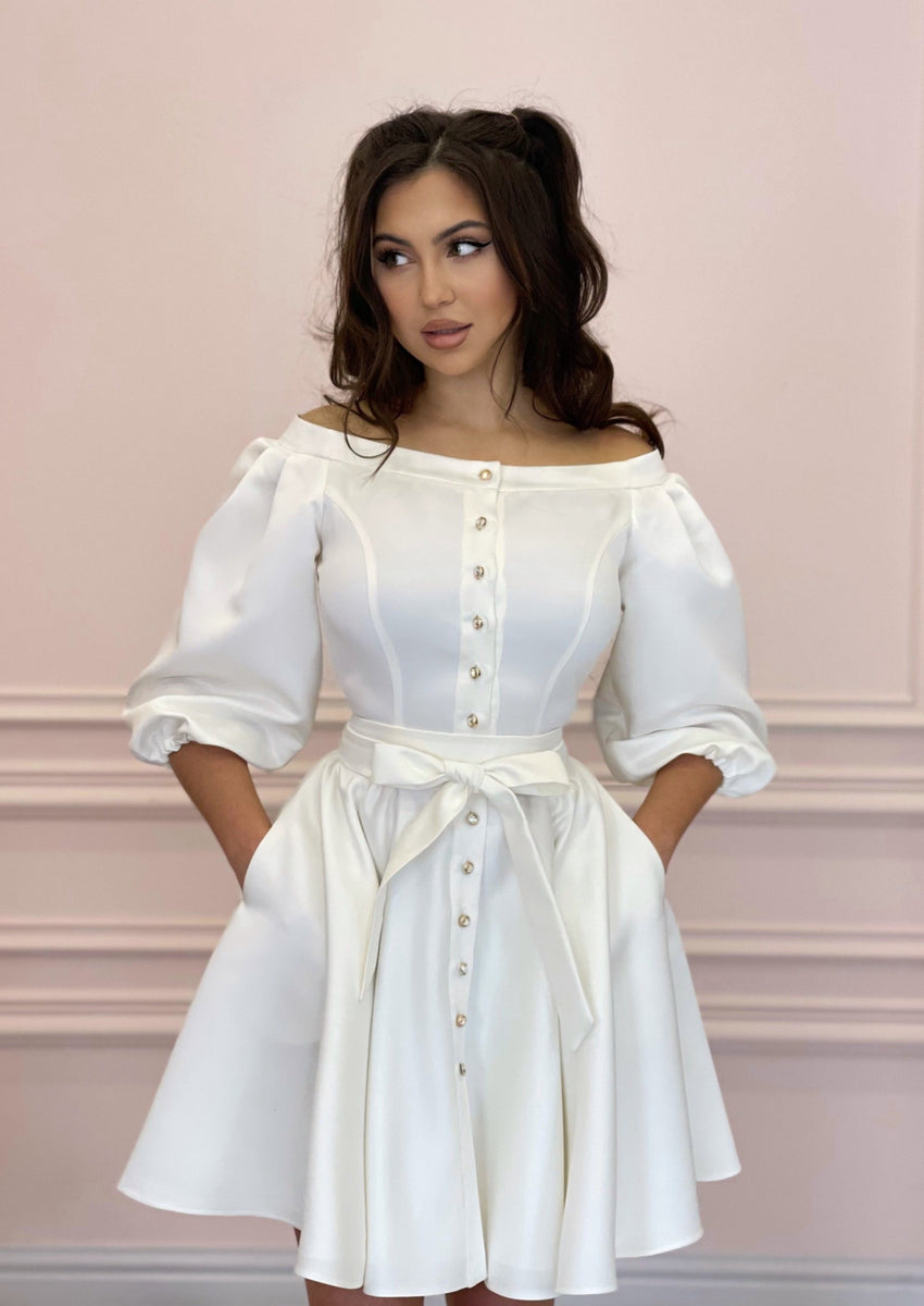 DUCHESS White Dress